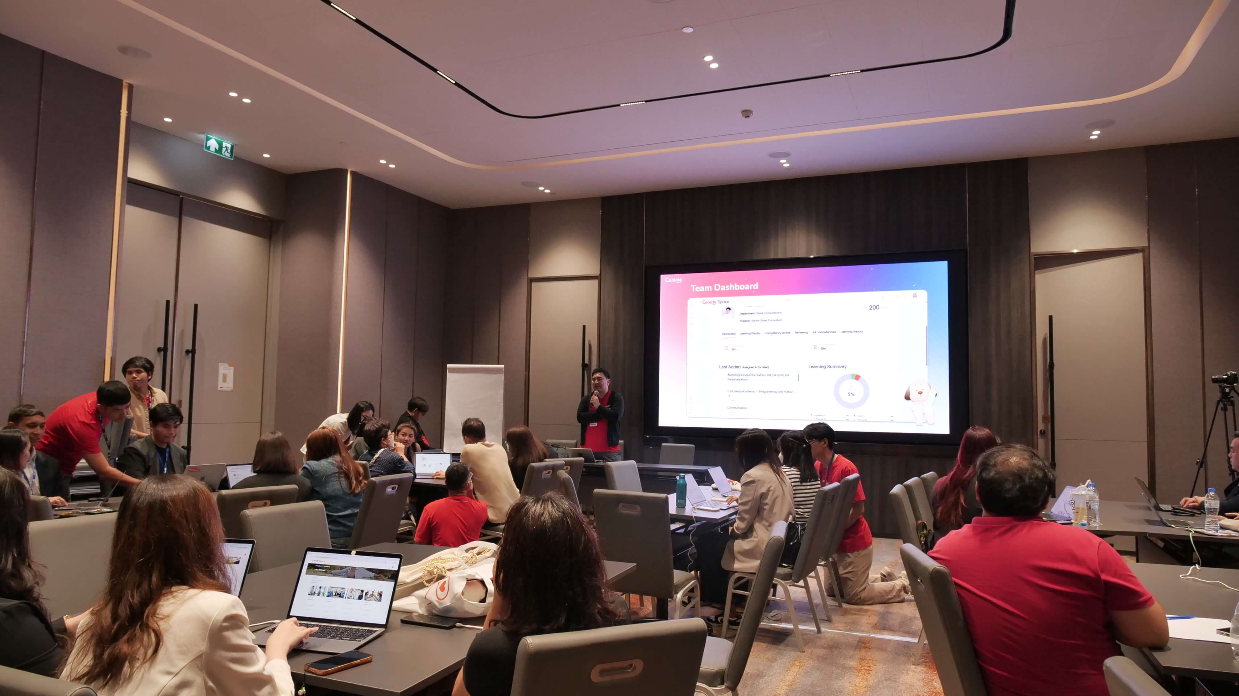 บรรยากาศการจัดอบรมคลาสและเวิร์กช็อป